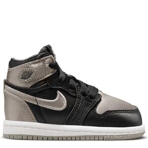 Jordan Kids Black and Silver Sneakers